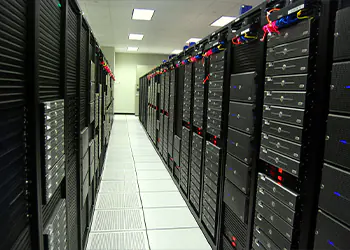 picture of a server room