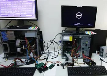 picture of computer going through our data and disaster recovery process