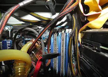 picture of the inside of a computer